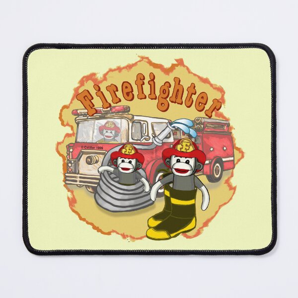Item preview, Sock Monkey Firetruck designed and sold by artmuvz.