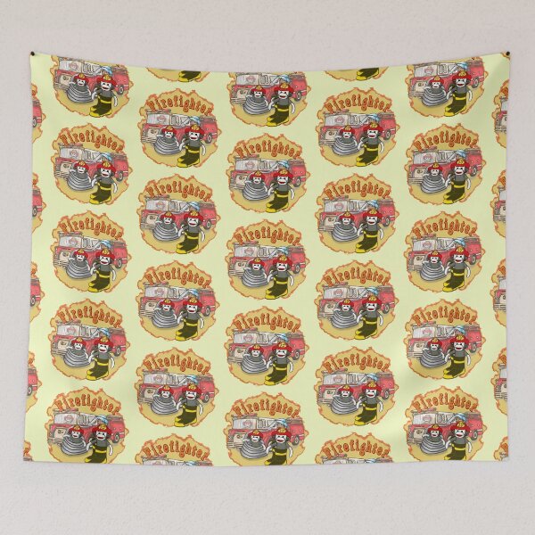Item preview, Sock Monkey Firetruck designed and sold by artmuvz.