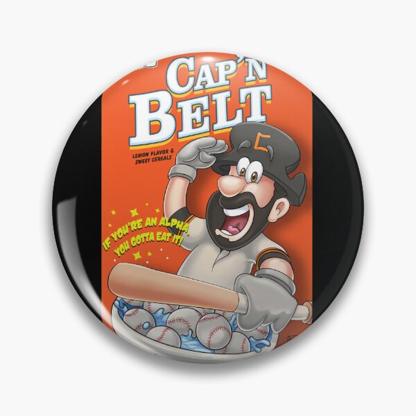 Item preview, Cap'n Belt Baseball Cereal Box Parody designed and sold by BlossomieStore.