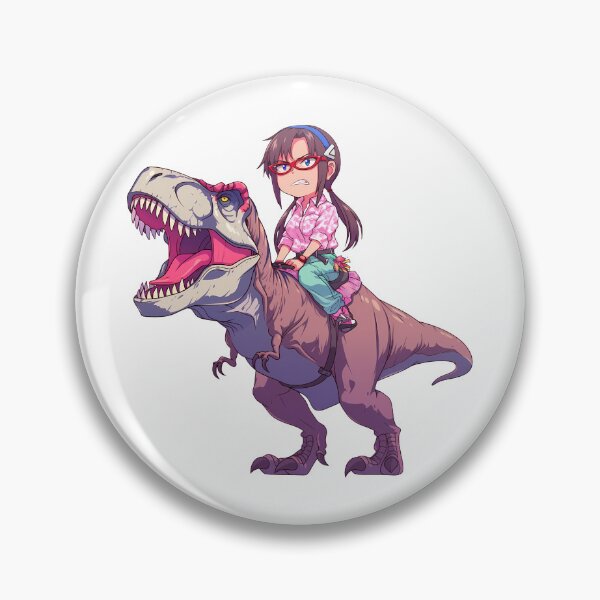 Item preview, Makinami Mari Illustrious Evangelion Dinosaur Chibi Expedition designed and sold by Dashsopaner.