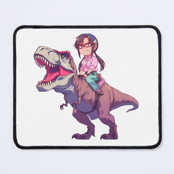 Item preview, Makinami Mari Illustrious Evangelion Dinosaur Chibi Expedition designed and sold by Dashsopaner.