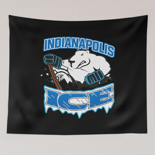 Item preview, Indianapolis Ice Polar Bear Hockey Vintage designed and sold by BlossomieStore.