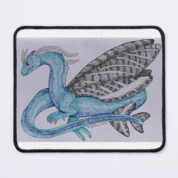 Item preview, Pen and ink blue dragon fly designed and sold by WolfRaven Creations.