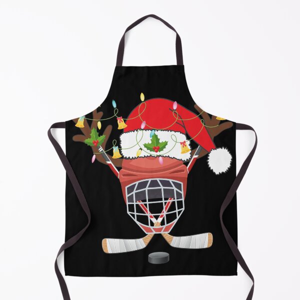 Item preview, Christmas Reindeer Hockey Helmet Mascot designed and sold by BlossomieStore.