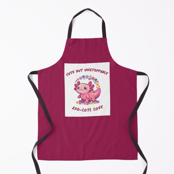 Item preview, Cute Unstoppable Axolotl Cartoon Design designed and sold by amusefullife.