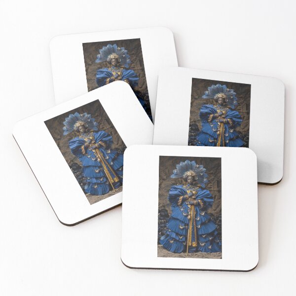 Item preview, Regal Blue Monarch Queen Fantasy Costume Portrait designed and sold by D Digital Art.