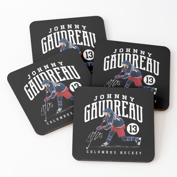 Item preview, Johnny Gaudreau 13 Columbus Hockey Vintage Tribute designed and sold by BlossomieStore.