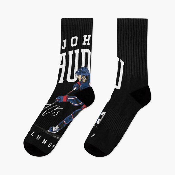 Aperçu de l'œuvre Hommage vintage à Johnny Gaudreau, numéro 13 de Columbus Hockey créée et vendue par BlossomieStore.