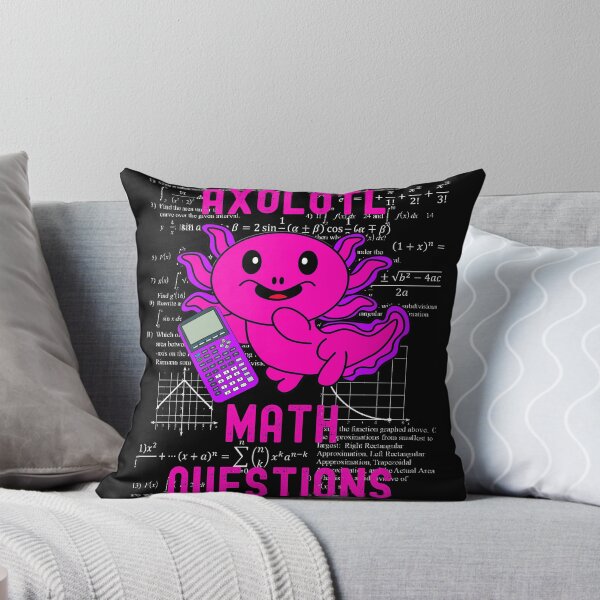 Item preview, I Axolotl Questions Cute Math Axolotl Pun designed and sold by MathWare MathClips.