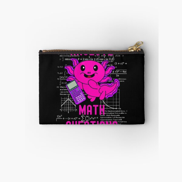 Item preview, I Axolotl Questions Cute Math Axolotl Pun designed and sold by MathWare MathClips.