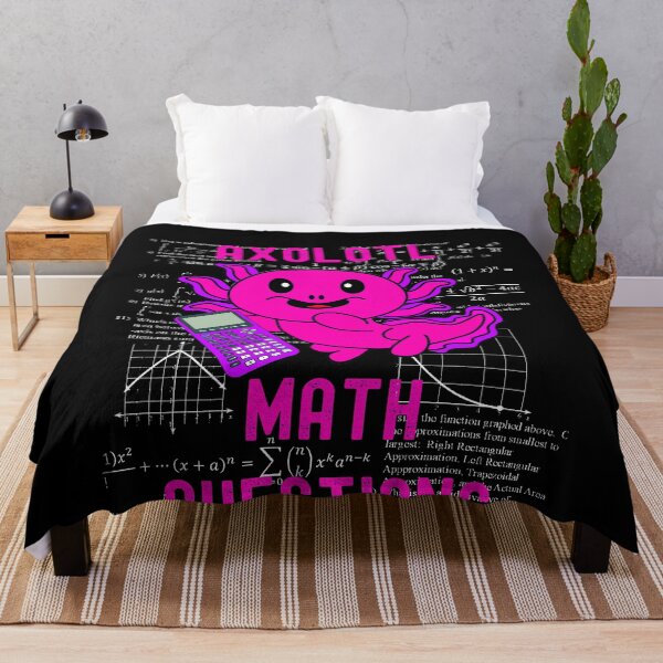 Item preview, I Axolotl Questions Cute Math Axolotl Pun designed and sold by MathWare MathClips.