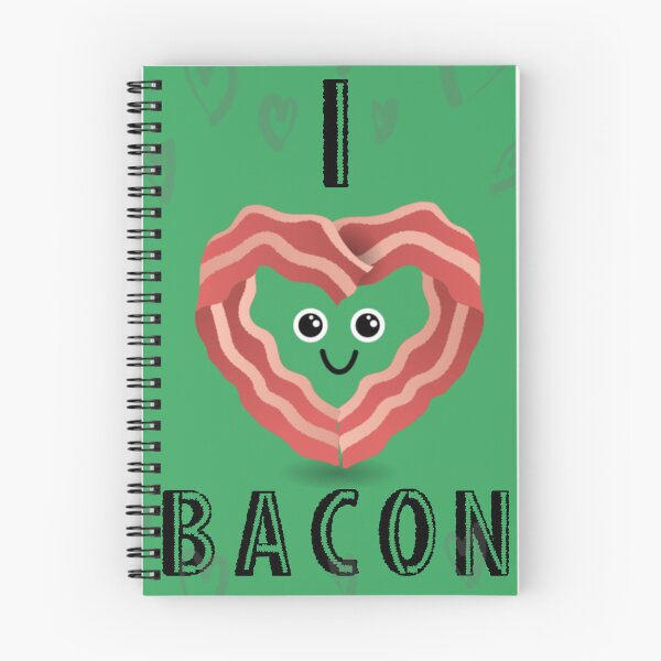 Item preview, I LOVE BACON designed and sold by CarnivoreGifts.