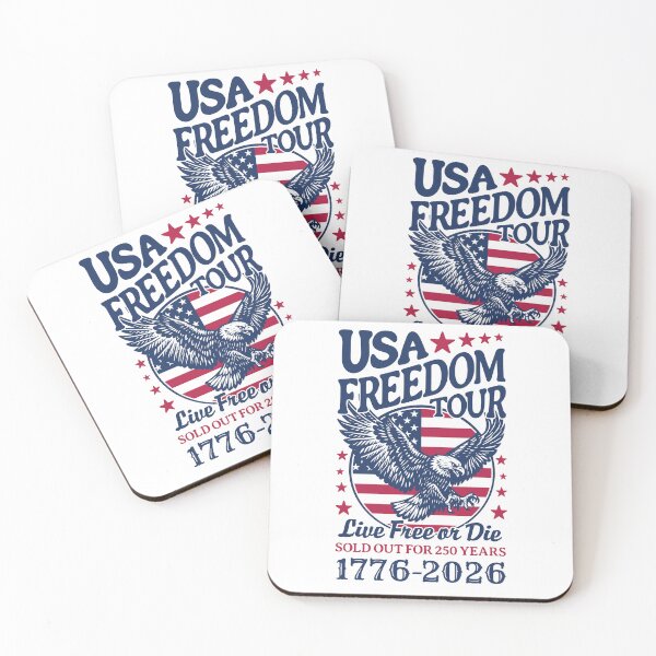 Item preview, Patriotic T Shirt - Freedom Tour - Live Free or Die - 250 years designed and sold by krewyork.