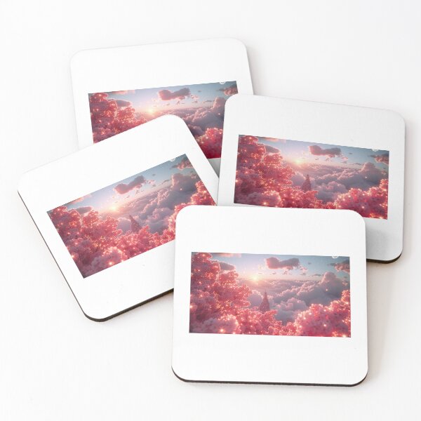 Item preview, Ethereal Pink Cherry Blossom Dreamscape and Cloud Horizon designed and sold by BigD shop.