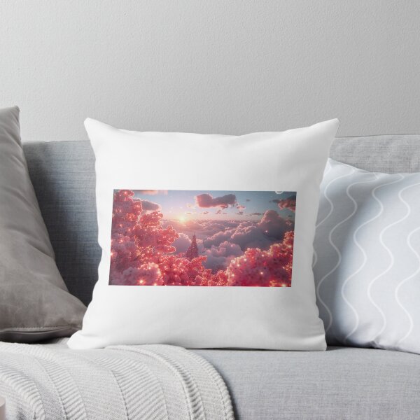 Item preview, Ethereal Pink Cherry Blossom Dreamscape and Cloud Horizon designed and sold by BigD shop.