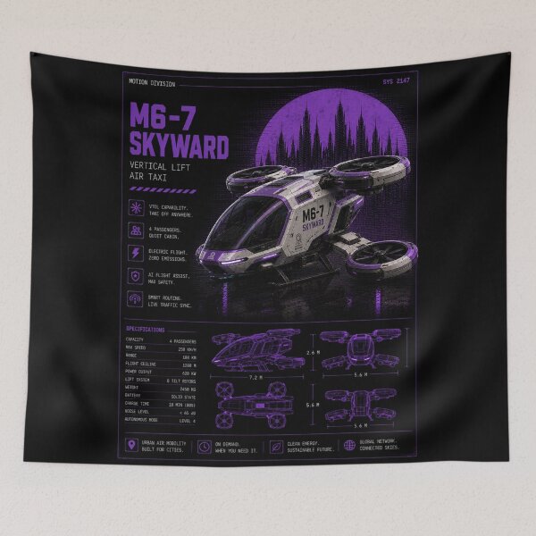 Item preview, YEAR 2147 Futuristic Cyberpunk Sci-Fi Streetwear  designed and sold by TEEJAMBOREE.