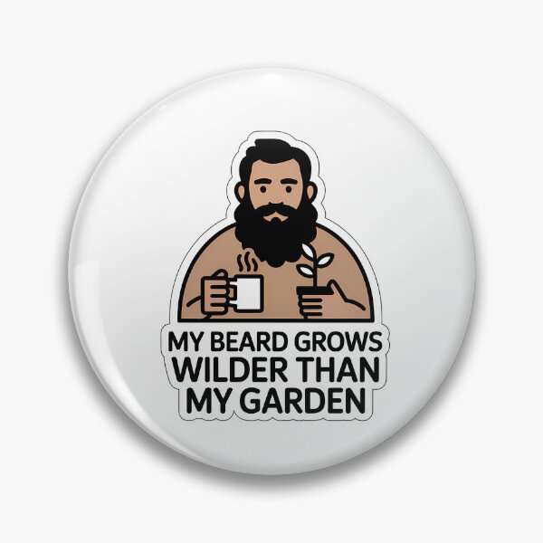 Item preview, Beard Growth Quote Art designed and sold by NiftyWrx.