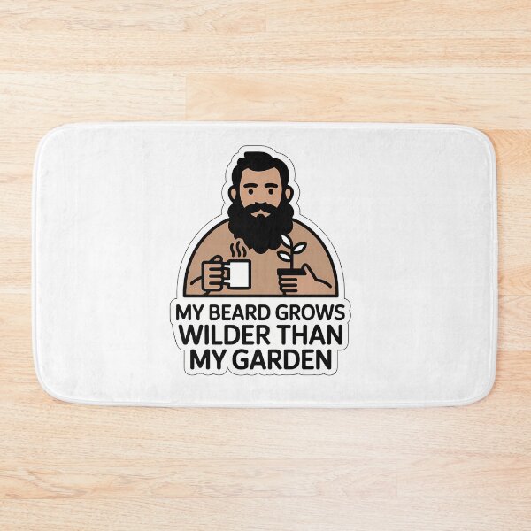 Item preview, Beard Growth Quote Art designed and sold by NiftyWrx.