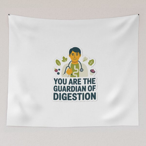 Item preview, Guardian of Digestion Illustration designed and sold by NiftyWrx.