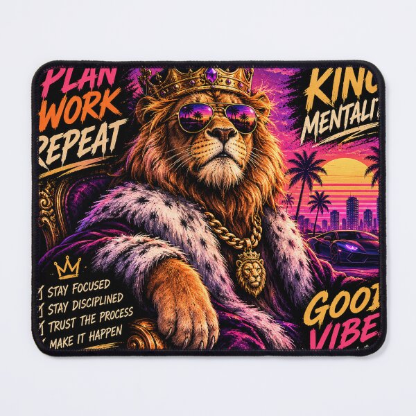 Item preview, King Mentality Lion – Dream Plan Work Repeat designed and sold by Molli98.