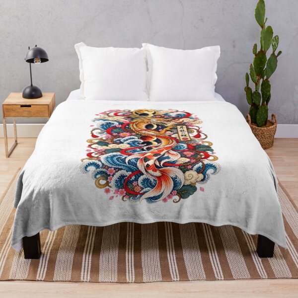Item preview, The Rise of the Carp — Ukiyo-e Japanese Art designed and sold by Substance_life.
