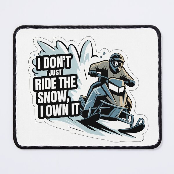 Item preview, Snowmobiling Bold Comic Quote designed and sold by NiftyWrx.