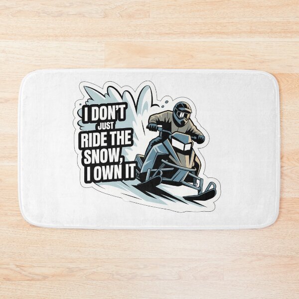 Item preview, Snowmobiling Bold Comic Quote designed and sold by NiftyWrx.