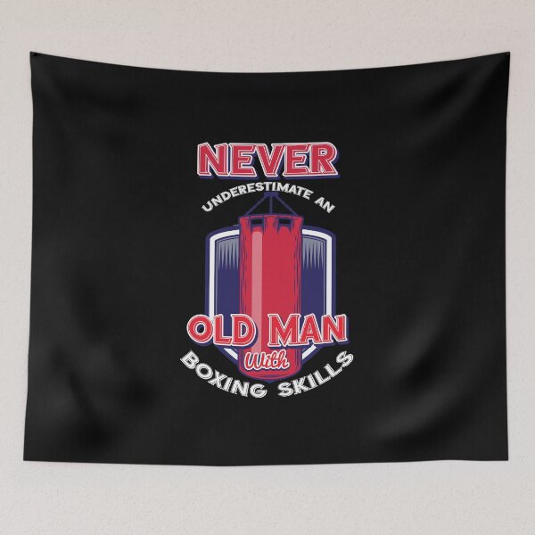 Item preview, Old Man With Boxing Skills designed and sold by TomGiantDesigns.