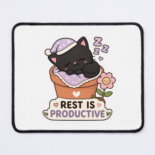Item preview, Cute Sleeping Black Cat designed and sold by meesara.