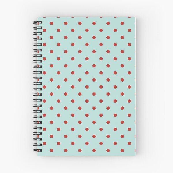 Item preview, Mint Green and Red Polka Dots | Retro Red Dots on Mint Pattern | Vintage Mint and Red Dotty Pattern | Retro Goji Berry and Fair Aqua Polka Dot Seamless Pattern | Bold Mint and Red Dots designed and sold by VivaFy.