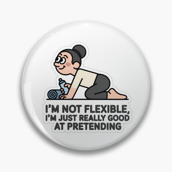 Item preview, Yoga Pose with Humorous Quote designed and sold by NiftyWrx.