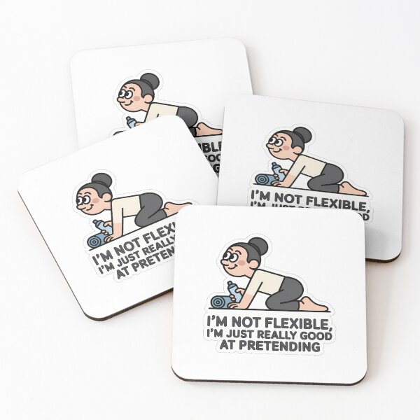 Item preview, Yoga Pose with Humorous Quote designed and sold by NiftyWrx.