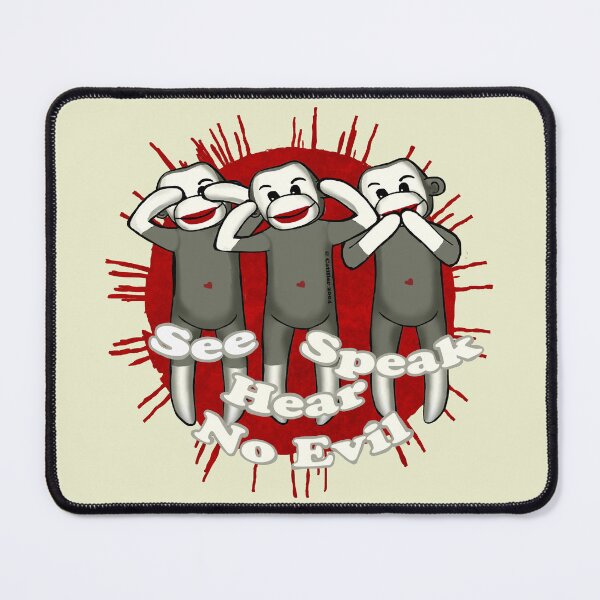 Item preview, Speak No Evil Sock Monkeys designed and sold by artmuvz.