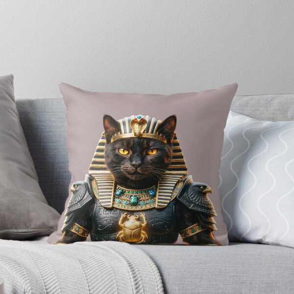 Item preview, Royal Pharaoh Cat Egyptian Warrior designed and sold by ArtatyA.