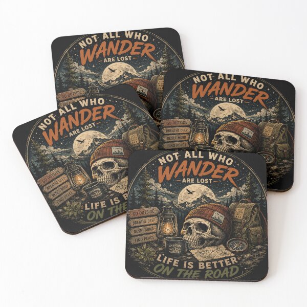 Item preview, Not All Who Wander Are Lost – Vintage Adventure designed and sold by Molli98.