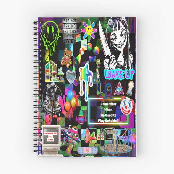 Item preview, Weirdcore Kidcore Nostalgia Dreamcore - Are You Afraid Of The Dark Glitch Art designed and sold by Side By Side Studio.
