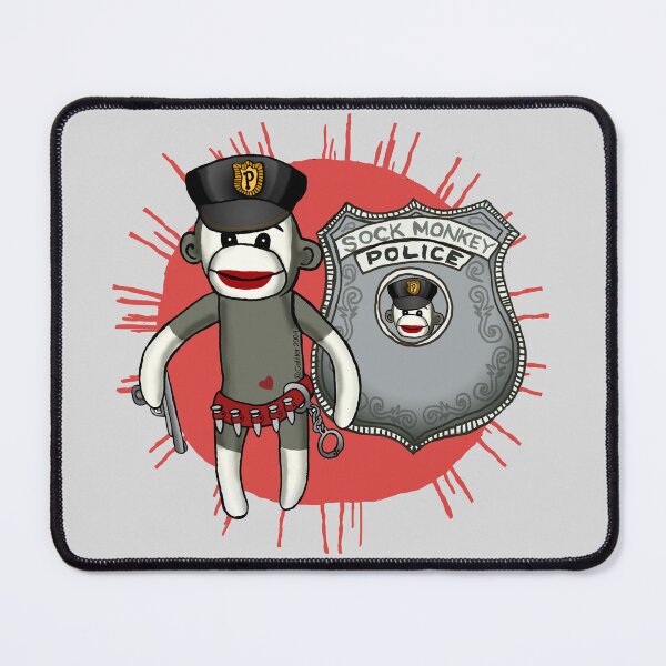Item preview, Sock Monkey Police designed and sold by artmuvz.