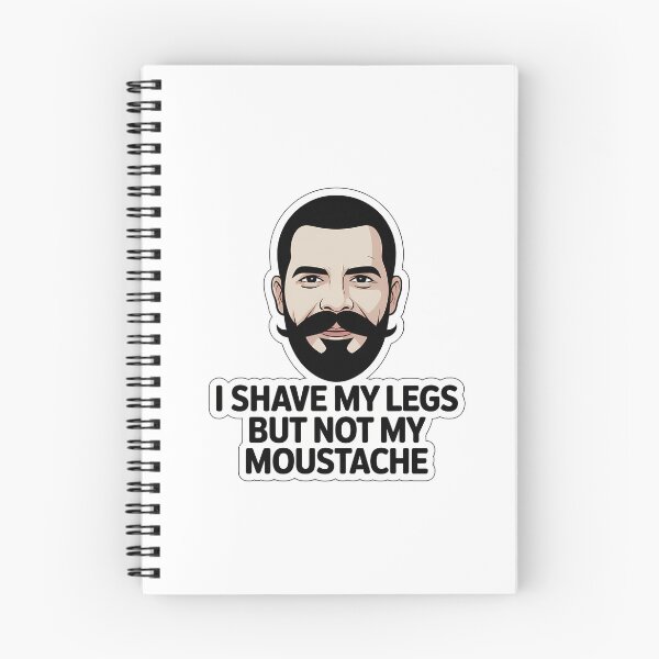Item preview, Bold Moustache Confident Man designed and sold by NiftyWrx.