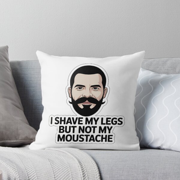 Item preview, Bold Moustache Confident Man designed and sold by NiftyWrx.