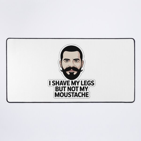 Item preview, Bold Moustache Confident Man designed and sold by NiftyWrx.