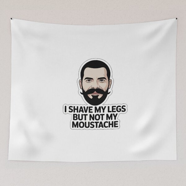 Item preview, Bold Moustache Confident Man designed and sold by NiftyWrx.