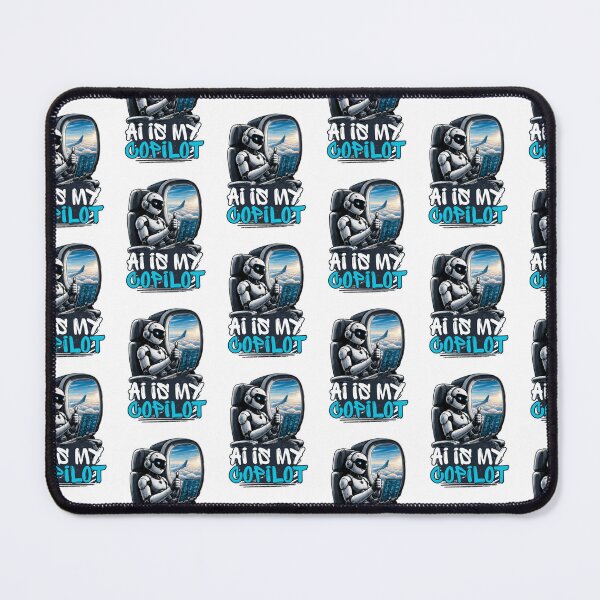 Item preview, AI is my copilot, Cute AI Robot Sticker – AI Lover Gift, Artificial Intelligence Geek, Tech Enthusiast, Futuristic Robot Design designed and sold by Shambusiness.