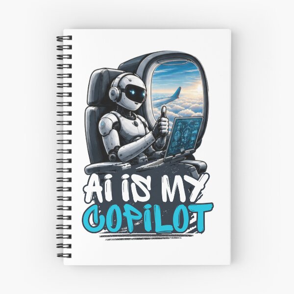 Item preview, AI is my copilot, Cute AI Robot Sticker – AI Lover Gift, Artificial Intelligence Geek, Tech Enthusiast, Futuristic Robot Design designed and sold by Shambusiness.