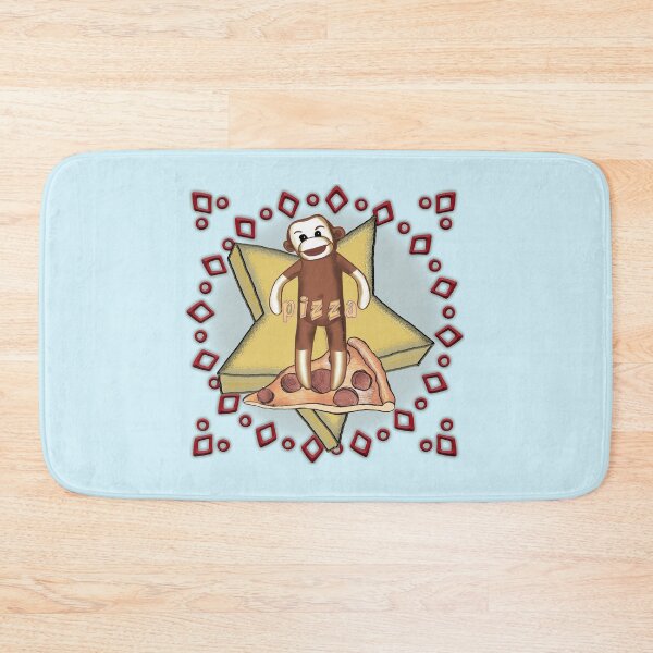 Item preview, Pizza Sock Monkey designed and sold by artmuvz.