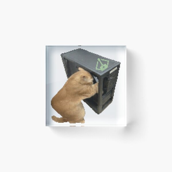 Item preview, Cat Fixing a Computer Funny Tech Support Animal Design designed and sold by GeekMix.
