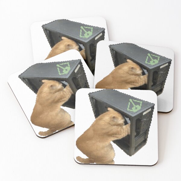 Item preview, Cat Fixing a Computer Funny Tech Support Animal Design designed and sold by GeekMix.