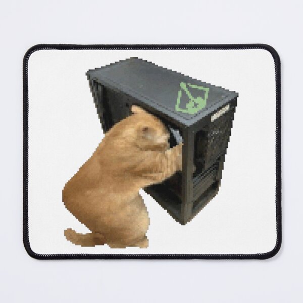 Item preview, Cat Fixing a Computer Funny Tech Support Animal Design designed and sold by GeekMix.