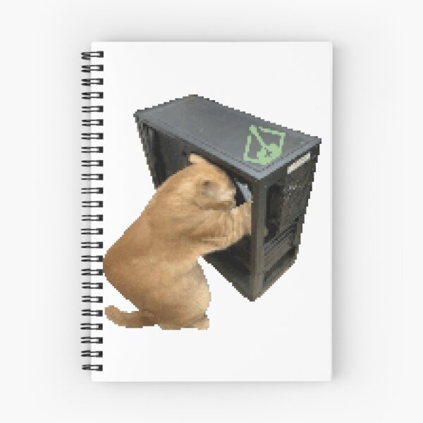 Item preview, Cat Fixing a Computer Funny Tech Support Animal Design designed and sold by GeekMix.