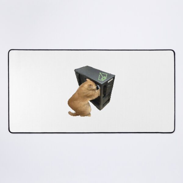 Item preview, Cat Fixing a Computer Funny Tech Support Animal Design designed and sold by GeekMix.
