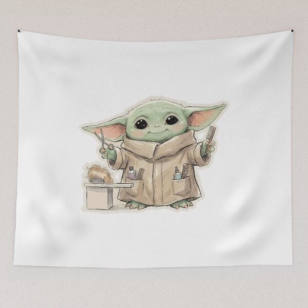 Item preview, BABY YODA STYLIST designed and sold by LIS AND MELIVERSO.